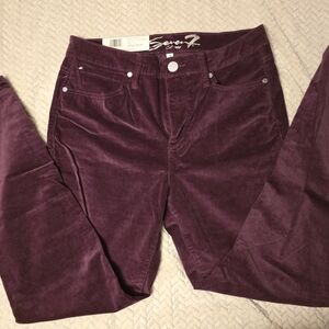 Seven7 Purple Skinny Jeans Luxurious Style